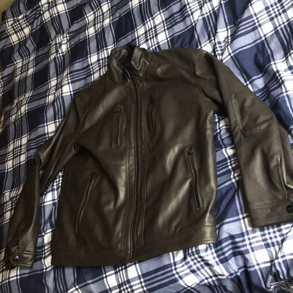 Michael kors leather jacket